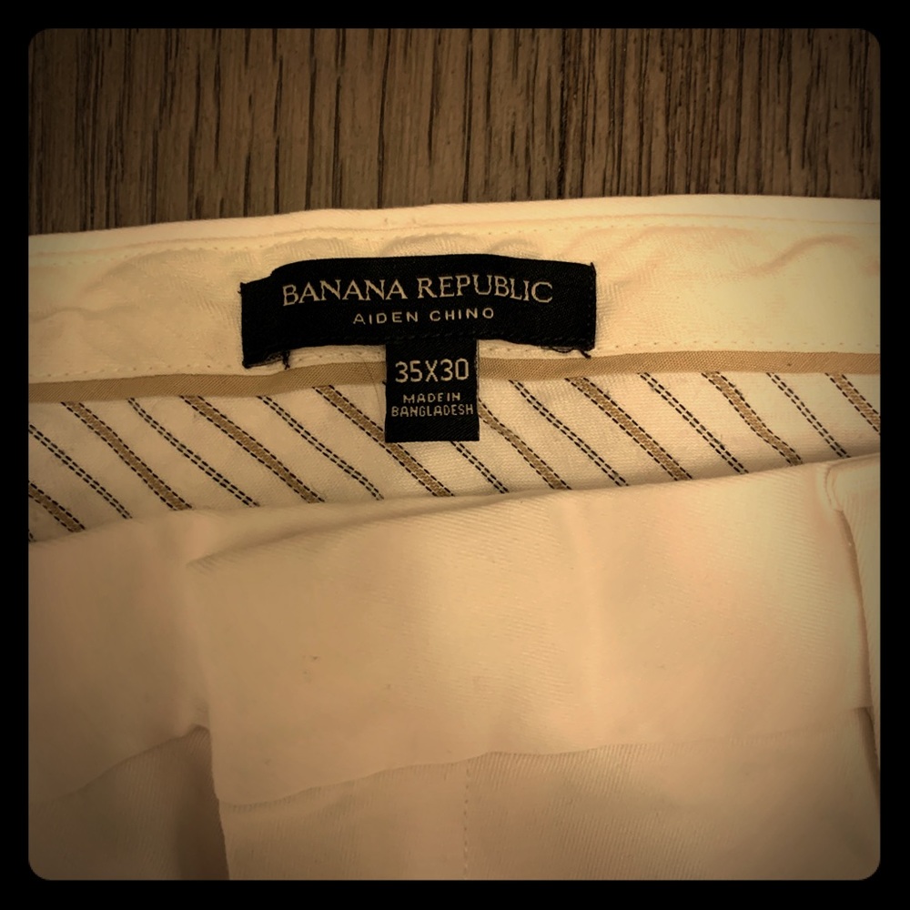 Banana Republic Men’s Cream Pant